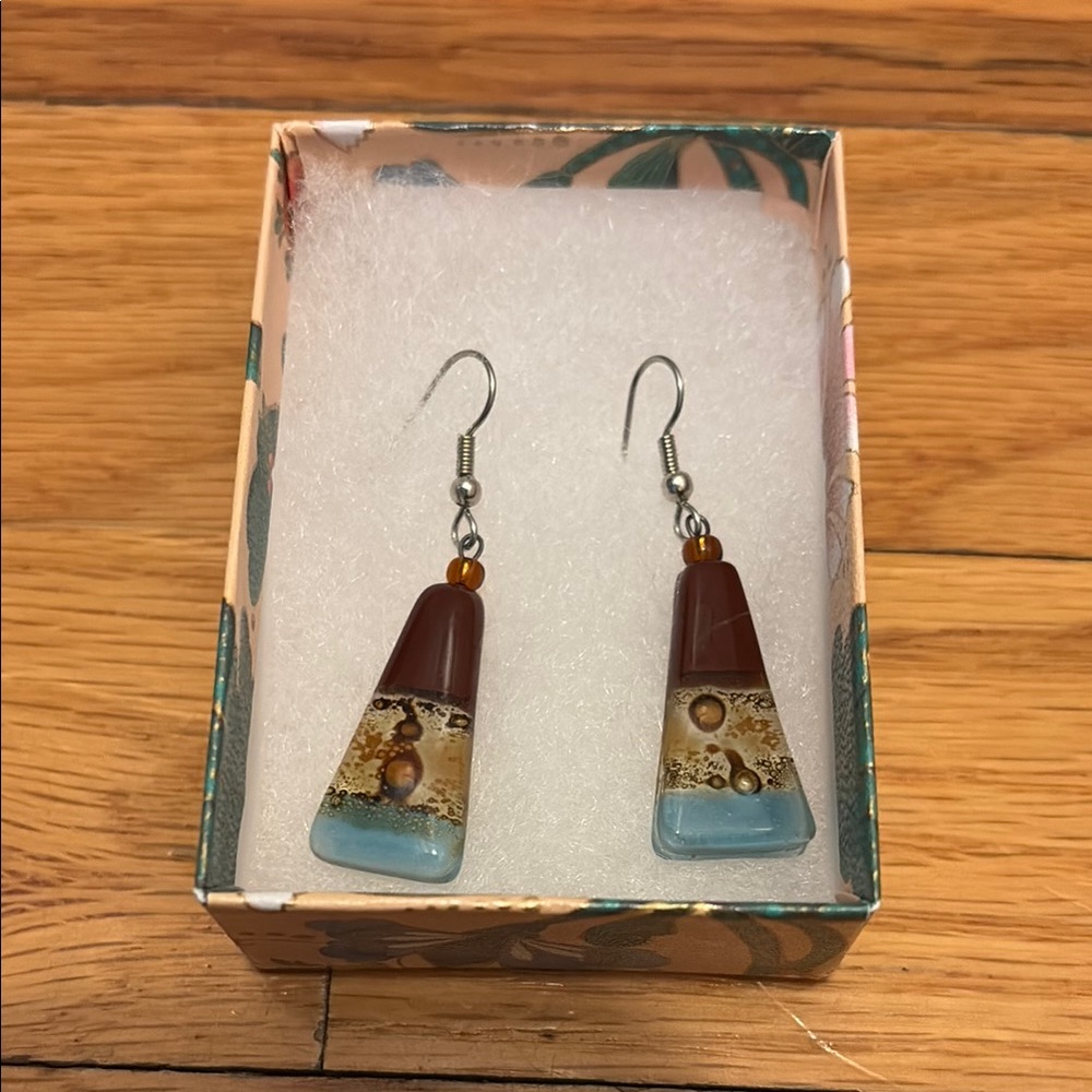 Elegant Multicolor Dangle Earrings